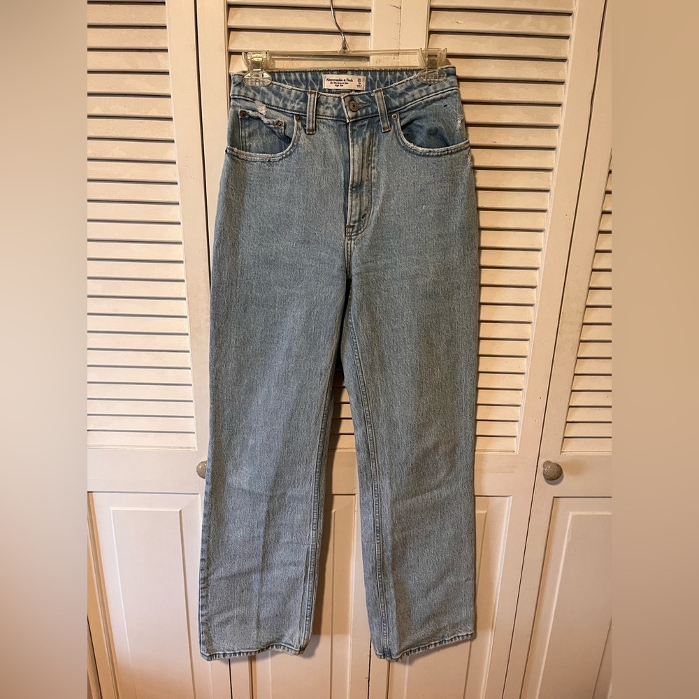 Abwrcrombie & fitch Curve Love Highrise 90s relaxed jeans